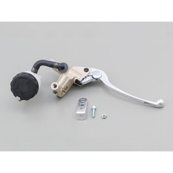 デイトナ D61760 NISSIN ブレーキマスターシリンダー横型 14mm ゴールド/バフクリア