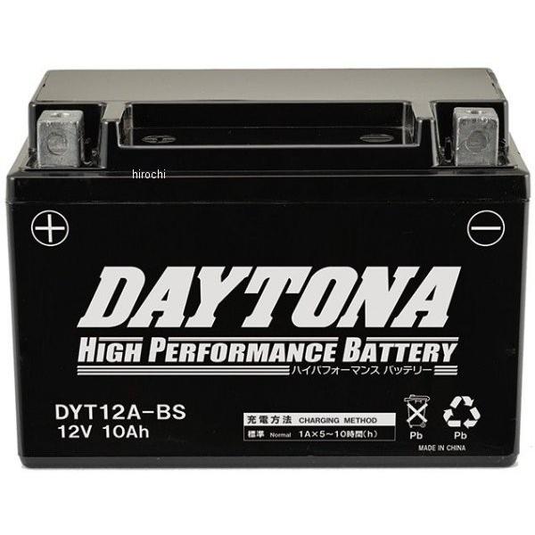 デイトナ D95388 バイク用 バッテリー DYT12A-BS ハイパフォーマンス 液入り充電器済...