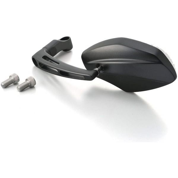 デイトナ D98917 パラレルミラー ヘキサゴン 左用 ブラストブラック