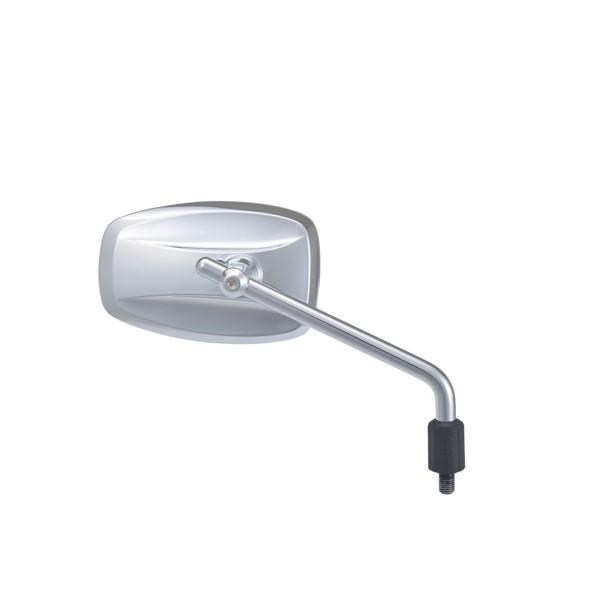 デイトナ D15402 ハイビジミラー PARALLEL M10正ネジ/ロー クロームメッキ 新保安...