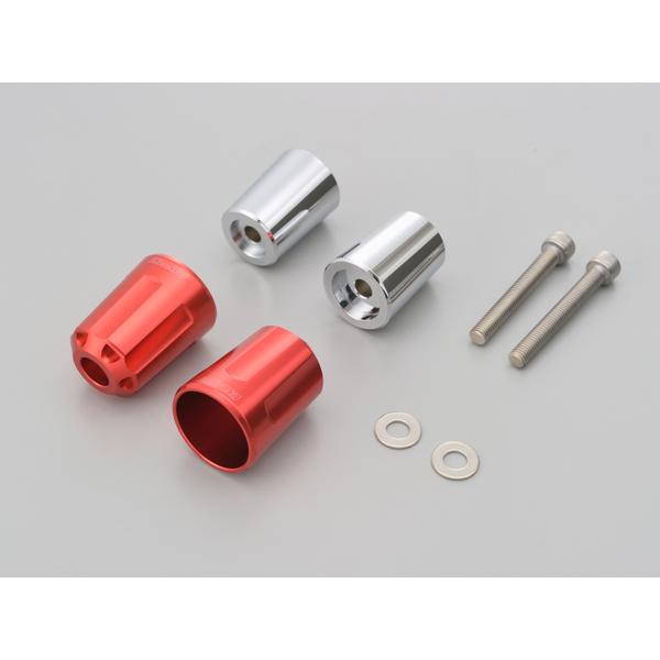 デイトナ D17265 ヘビーウエイトバーエンド(リボルバー)KAWASAKI レッド M8