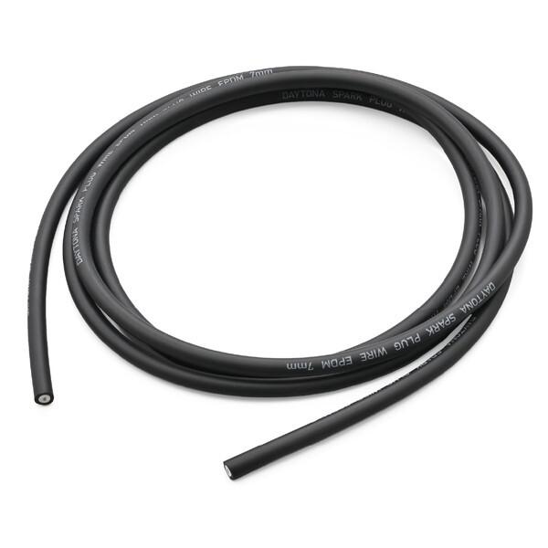 デイトナ D63929 プラグコード 汎用 7mm 2M ブラック
