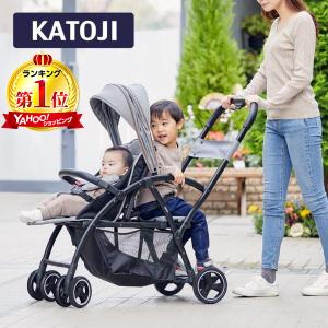 KATOJI ベビーカー 2-Seater グレー 保証期間：1年間