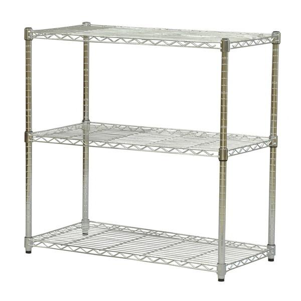 エイ・アイ・エス 25Φスチールラック3段セット YSR-9090 メッキ メーカー直送