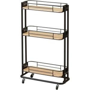 スリムワゴン ビーワイケージ ブラック 弘益 BCW-200(BK) メーカー直送