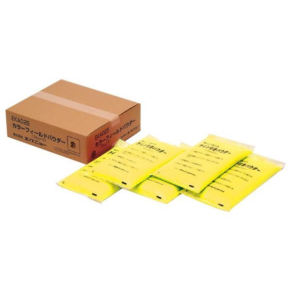 EVERNEW EKA025-黄 カラーフィールドパウダー(単色5袋入) メーカー直送