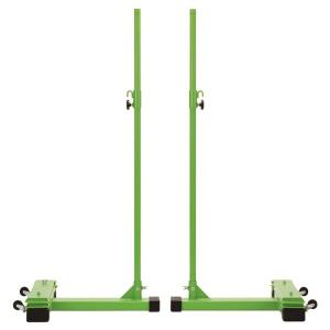 法人限定 EVERNEW エバニュー EKD427 バドミントン支柱移動式SS メーカー直送