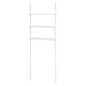 突っ張り洗濯機ラック ホワイト 萩原 KTR-3153SW メーカー直送