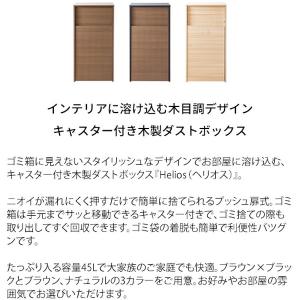 ゴミ箱 ごみ箱 45リットル おしゃれ 木製 ...の詳細画像1