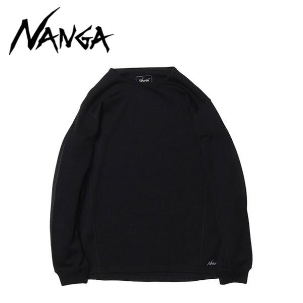 NANGA ナンガ MERINO WOOL BASE LAYER L/S TOP BLK XL NW...