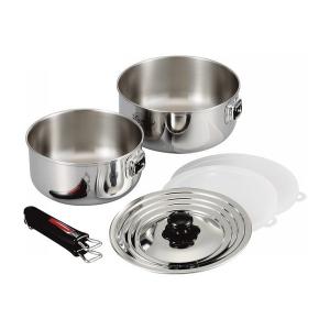 竹井器物製作所 EXC-102 エクセレントシェフ ハンドル着脱式片手鍋 20cm&amp;18cmセット(IH対応)