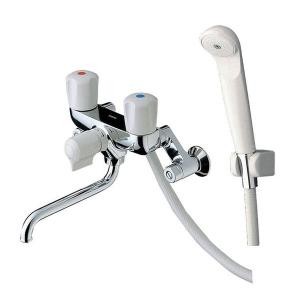 TOTO 【在庫あり】TKJ20BAU TOTO キッチン用水栓 壁付2ハンドル混合水