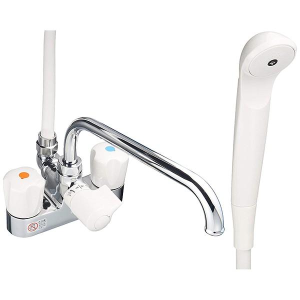 TOTO TMS27C [浴室用水栓 台付き 2ハンドル混合栓 一時止水あり]