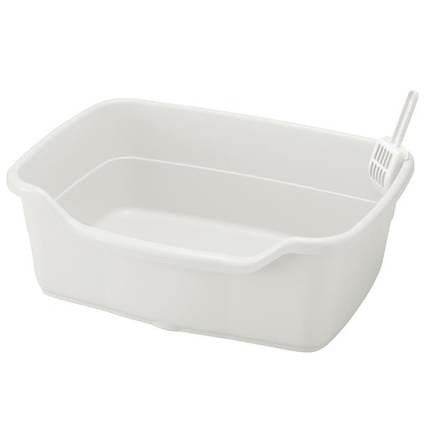 リッチェル 猫 トイレ おしゃれ ラプレ ネコトイレ 深型 60 ホワイト