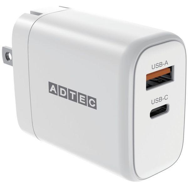 ADTEC APD-V065AC-WH Power Delivery対応 GaN AC充電器/65W...