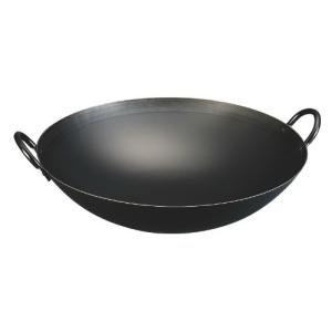 カンダ 神田鉄鍋/鉄プレス両手中華鍋 48cm IH非対応