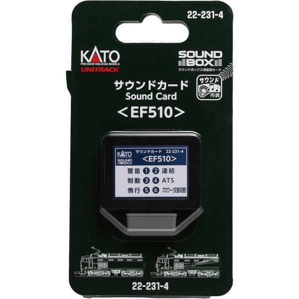 KATO 22-231-4 サウンドカード〈EF510〉