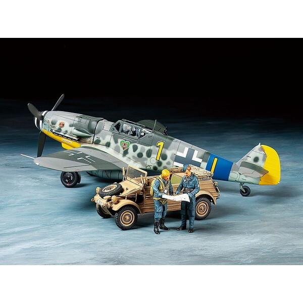 タミヤ 1/48 メッサーシュミットBf109 G-6・キューベルワーゲン82型セット 25204