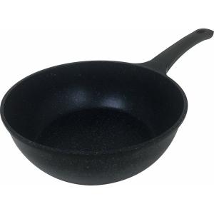 タフコ F-7124 ダイヤモンドマーブルコーティング 炒め鍋 (IH対応 28cm 軽量)