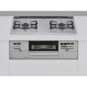 ガスビルトインコンロ SAFULL ガス種13A 強火力右側 60cm幅 水無し両面焼グリル RHS21W28P12TGVR
