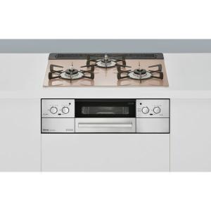 Rinnai RHS31W32L22RSTW-LP スモーキーピンク Lisse ビルトインガスコンロ