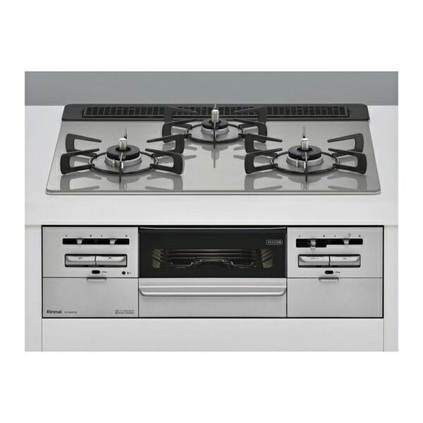 ビルトインガスコンロ リンナイ RS31W36T2RVW-LP センス  プロパンガス用 両側強火タ...