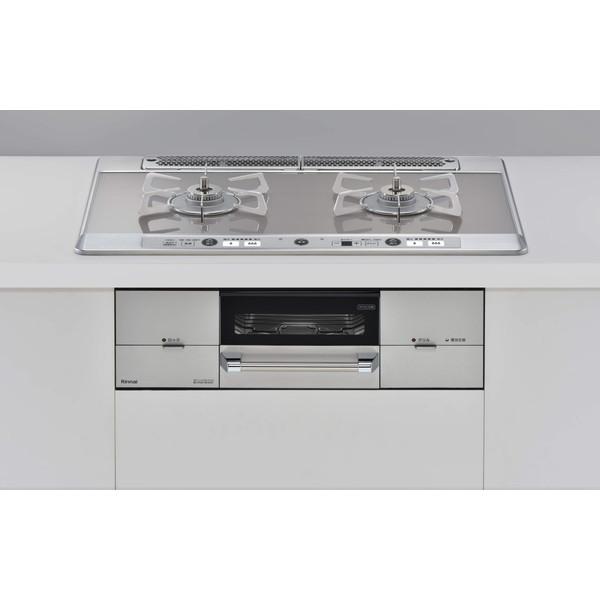 Rinnai RHS721W26S11RAVL-LP シルバー ユーディア・エフ ビルトインガスコン...