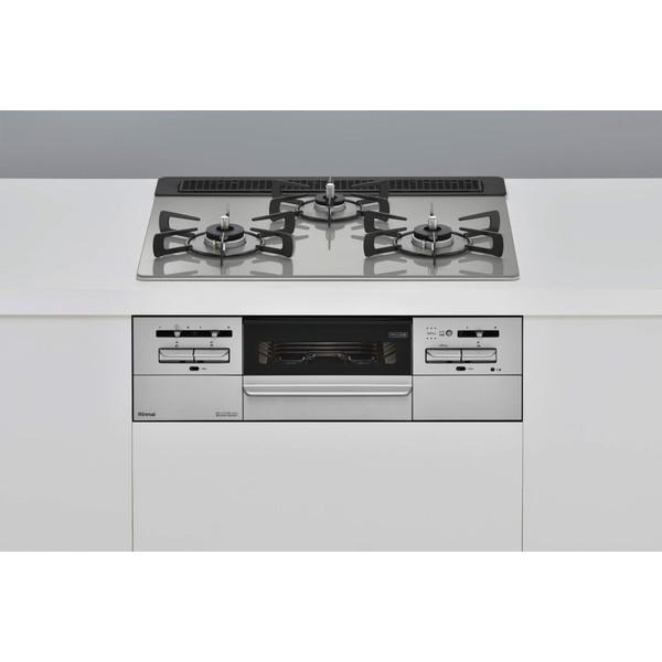 Rinnai RS31W35T2DGAVW-13A シルバー マイトーン ビルトインガスコンロ (都...