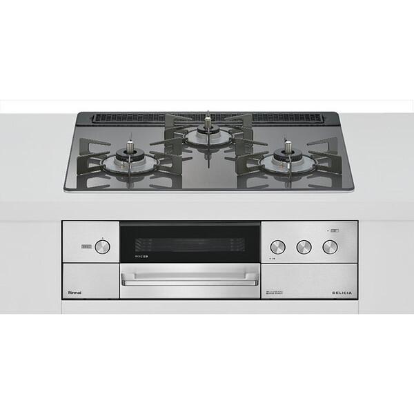 Rinnai RHS31W38M15RCSTW-LP ツイードシルバー DELICIA ビルトインガ...