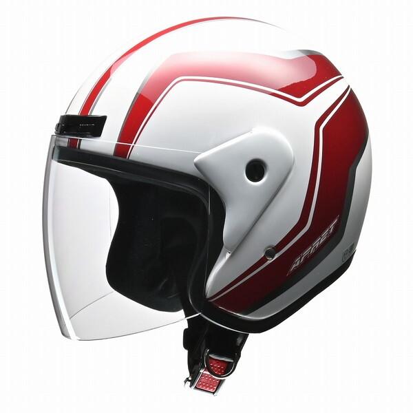 LEAD工業 APRETWH APRETジェットヘルメット ホワイト