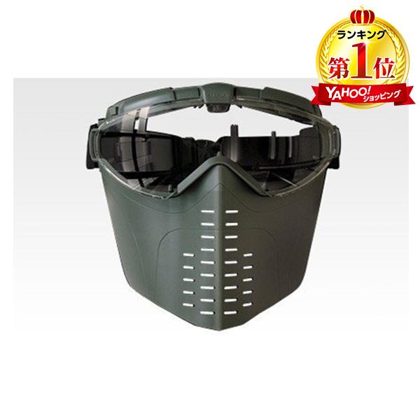 東京マルイ プロゴーグル・フルフェイス レンジャーグリーン サバゲー ゴーグル 保護 フルフェイス ...
