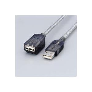 USB延長ケーブル ELECOM エレコム USB-EAM1GT マグネット内蔵 1.0m