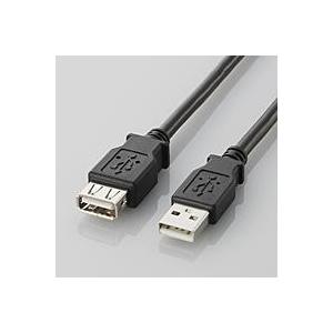 USB延長ケーブル ELECOM エレコム U2C-E50BK USB2.0延長ケーブル(5.0m)