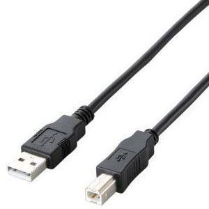 USBケーブル ELECOM エレコム U2C-JB20BK ブラック エコUSB2.0ケーブル(A-Bタイプ) 2.0m｜aprice