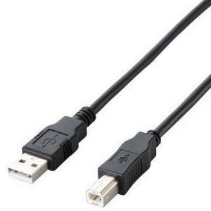 USBケーブル ELECOM エレコム U2C-JB30BK ブラック エコUSB2.0ケーブル(A-Bタイプ) 3.0m｜aprice