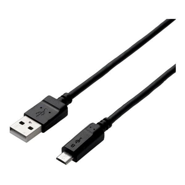 USBケーブル ELECOM エレコム MPA-AMB2U20BK microUSBケーブル 2A出...