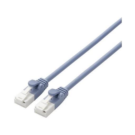 LANケーブル ELECOM エレコム LD-GPAYT/BU10 やわらかLANケーブル CAT6...