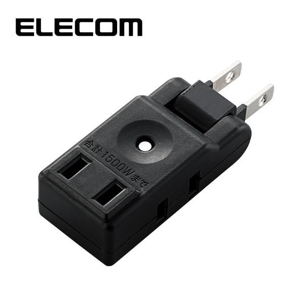ELECOM AVT-M01-23BK 小型タップ コンパクト 3個口 ブラック