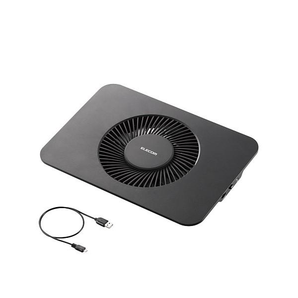 ノートパソコン用クーラー ELECOM エレコム SX-CL21BK ノートPC用クーラー(静音・強...