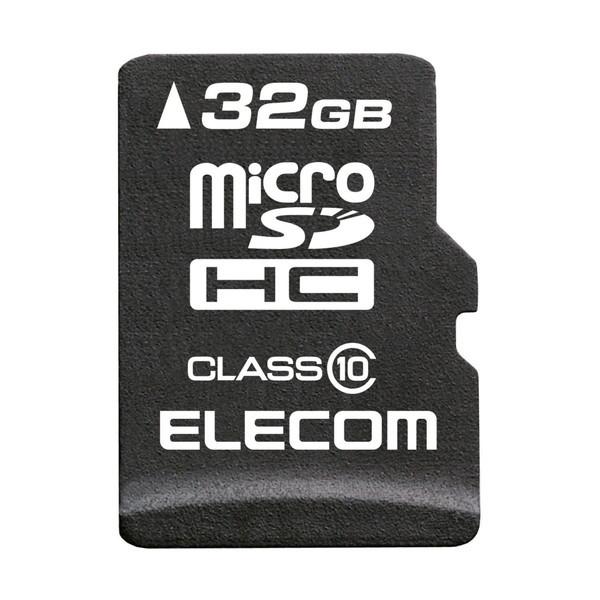 ELECOM MF-MSD032GC10R MicroSDHCカード データ復旧サービス付 Clas...