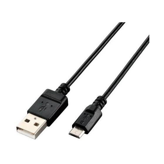 ELECOM U2C-JAMB06BK microUSBケーブル USB2.0 エコパッケージ 0....