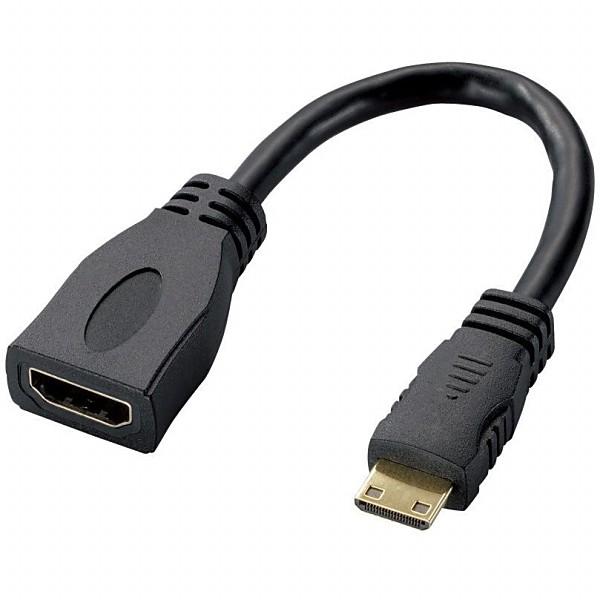 HDMI変換ケーブル ELECOM エレコム AD-HDAC2BK HDMI(タイプA)-miniH...