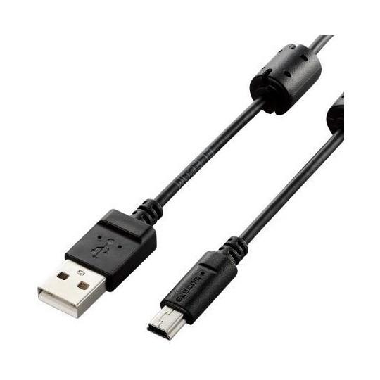 USBケーブル ELECOM エレコム DGW-MF15BK デジカメ用USBケーブル miniB ...