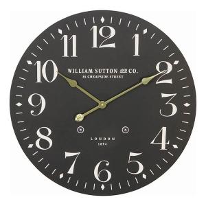 不二貿易 23683 ウォールクロック LONDON 1894 φ60cm BK