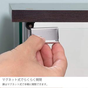 コレクションケース ガラス 卓上 ミラー付き ...の詳細画像5