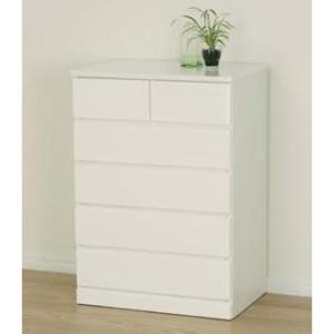 クロシオ シャイン ハイチェスト 23691 ホワイト 完成品 メーカー直送