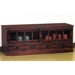 民芸調・ローボード JAPANROOM アジアン家具 激安 インテリア家具 和