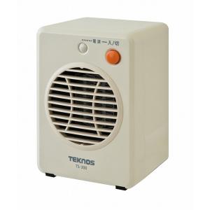 TEKNOS TS-300 モバイルセラミックヒーター 300W ホワイト テクノス 暖房 冬