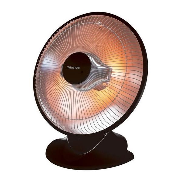電気ストーブ TEKNOS PH-803(BK) ブラック ハロゲンヒーター