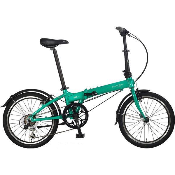 DAHON HIT D6 エメラルドグリーン 折り畳み自転車 (20インチ・アルミ製) 軽量